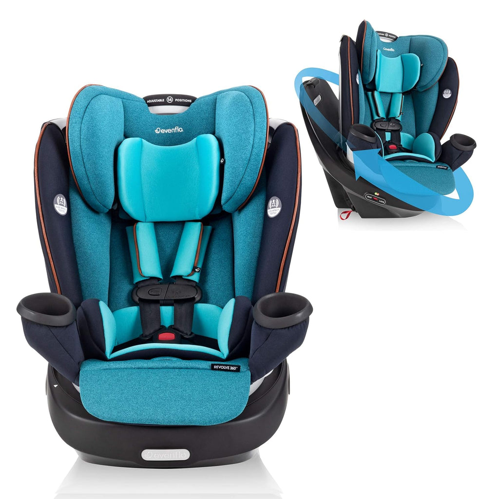 Sapphire Blue Rotational All-in-One Convertible Car Seat E88231