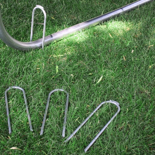 40 inch Wide-Step Trampoline Ladder with Wind Stakes O227672