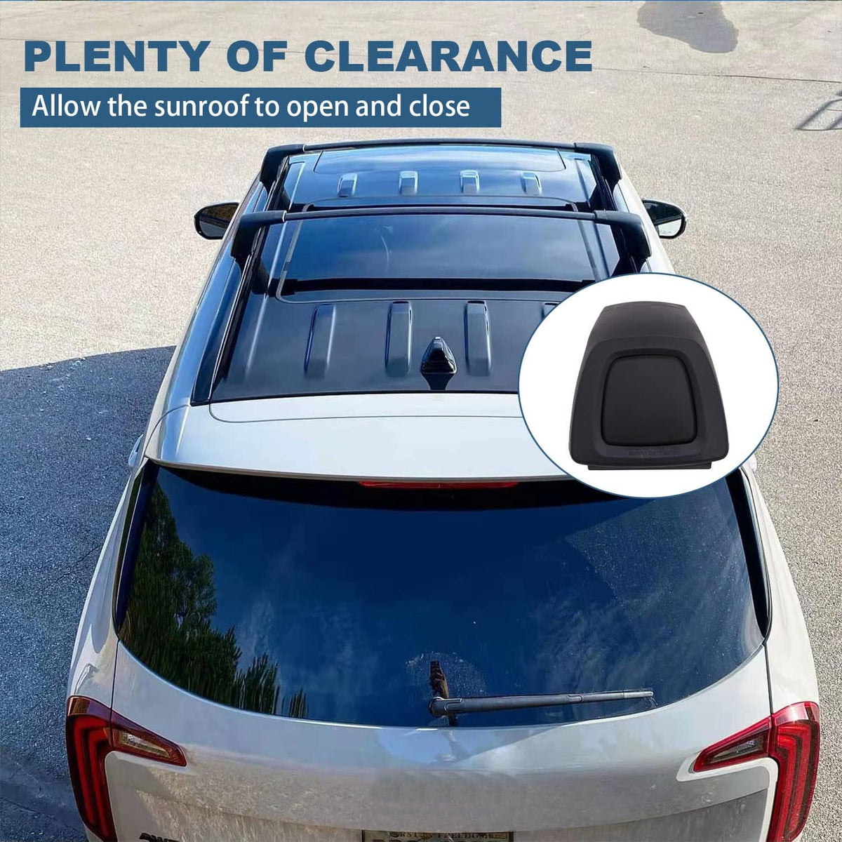 Black Roof Rack Cross Bars for Kia Telluride 2019-2022 A8080