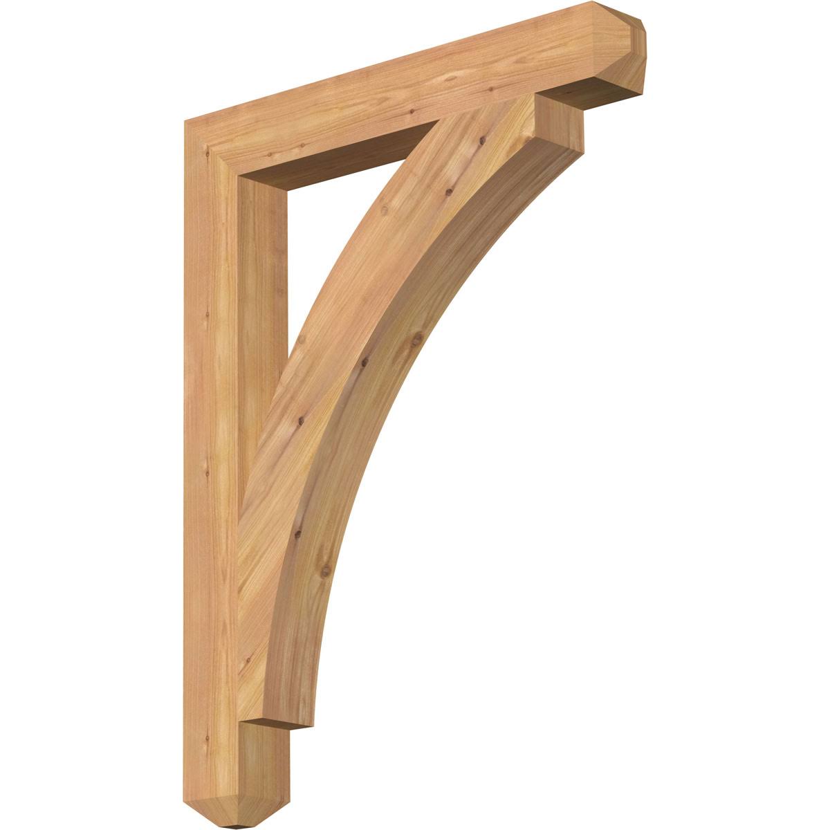 Thorton Craftsman Smooth Bracket, Western Red Cedar I682