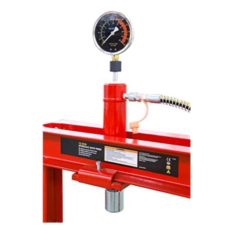 12-Ton Low-Profile Shop Press with Stamping Plates B27696