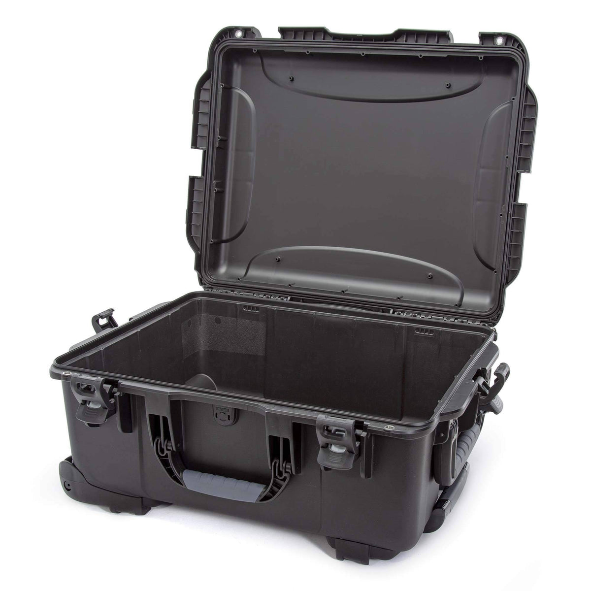 Black Waterproof Hard Case with Wheels Y80398