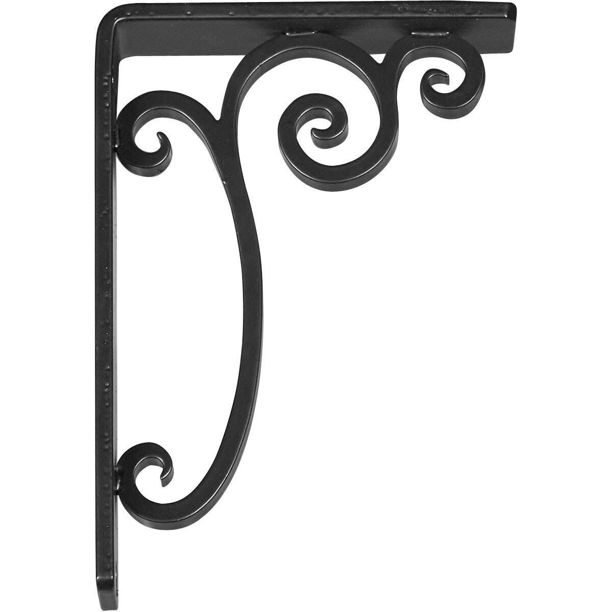 Wrought Iron Bracket Antiqued Pale Gold I1881