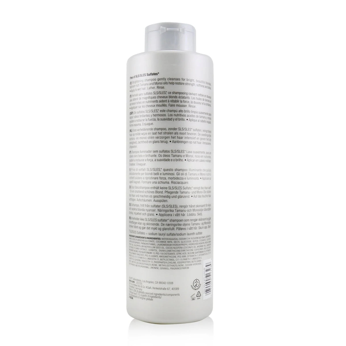 Blonde Life Brightening Shampoo 1000ml A3817