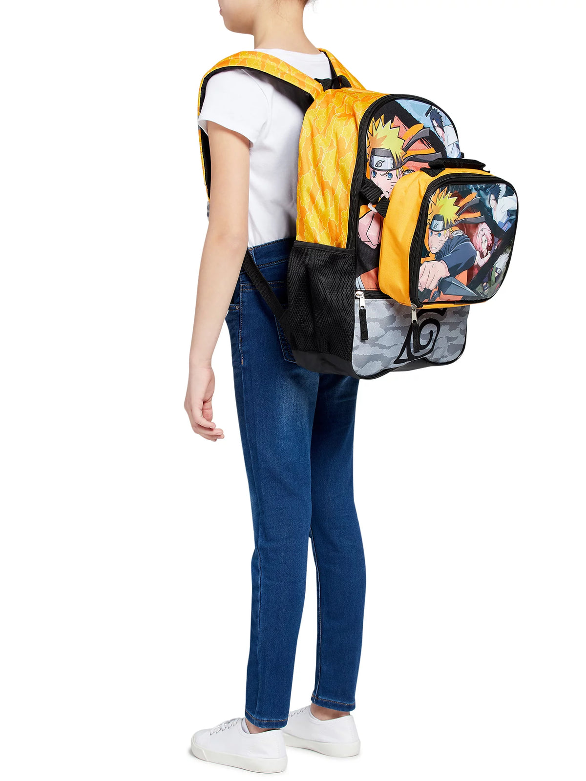 Kids’ Backpack with Lunch Bag 4-Piece Set Multi-Color F6666