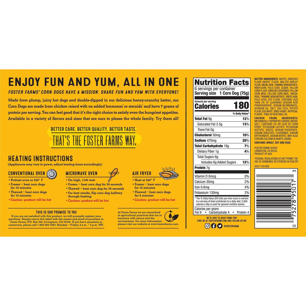 Corn Dogs Honey Crunchy Flavor L548323