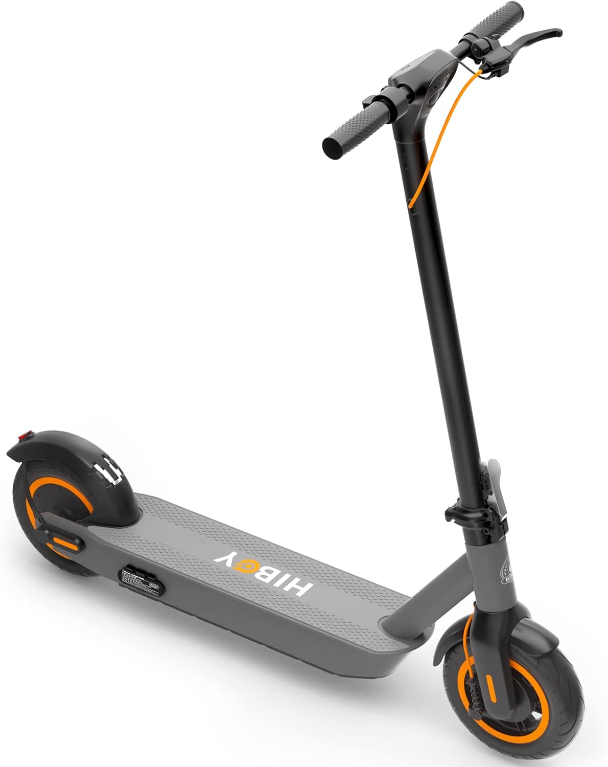 Electric Kick Scooter, 40.4 Miles Range, 500W Motor, 19 MPH Speed, 10-inch Air-Filled Tire S413