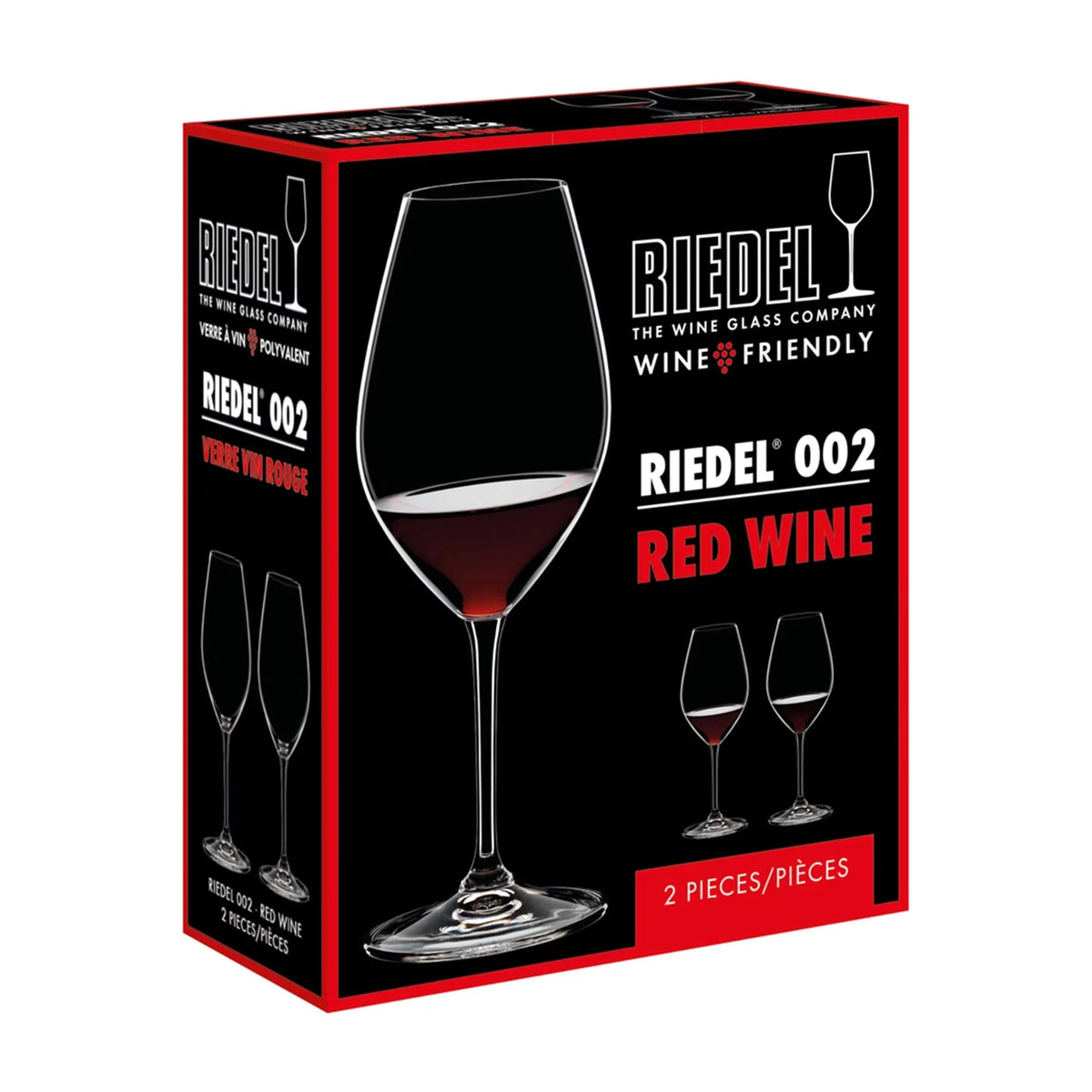34.25 Oz Merlot Red Wine Decanter with Stemmed Glasses, 4 Pcs G135670
