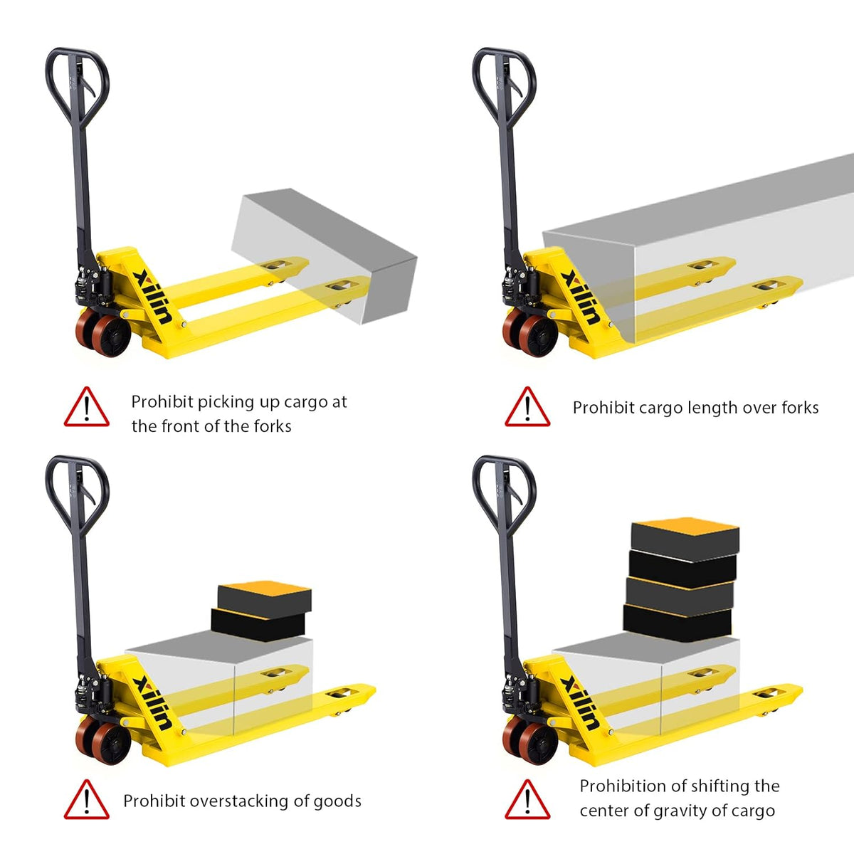 Pallet Jack Hand Pallet Truck 48 L x 27" W 4400 lbs Capacity B346