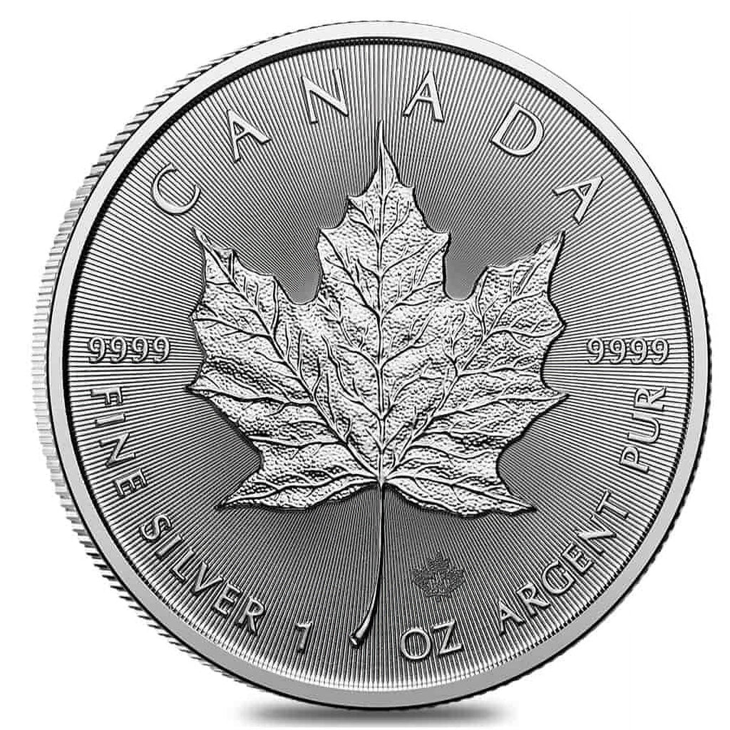 25 - 1 oz Canadian Silver Maple Leaf Coin Y61384