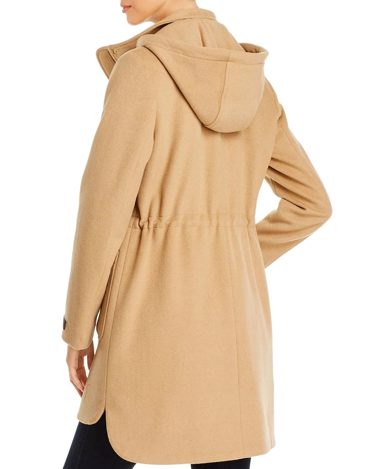 Hooded Wool Blend Coat O55380