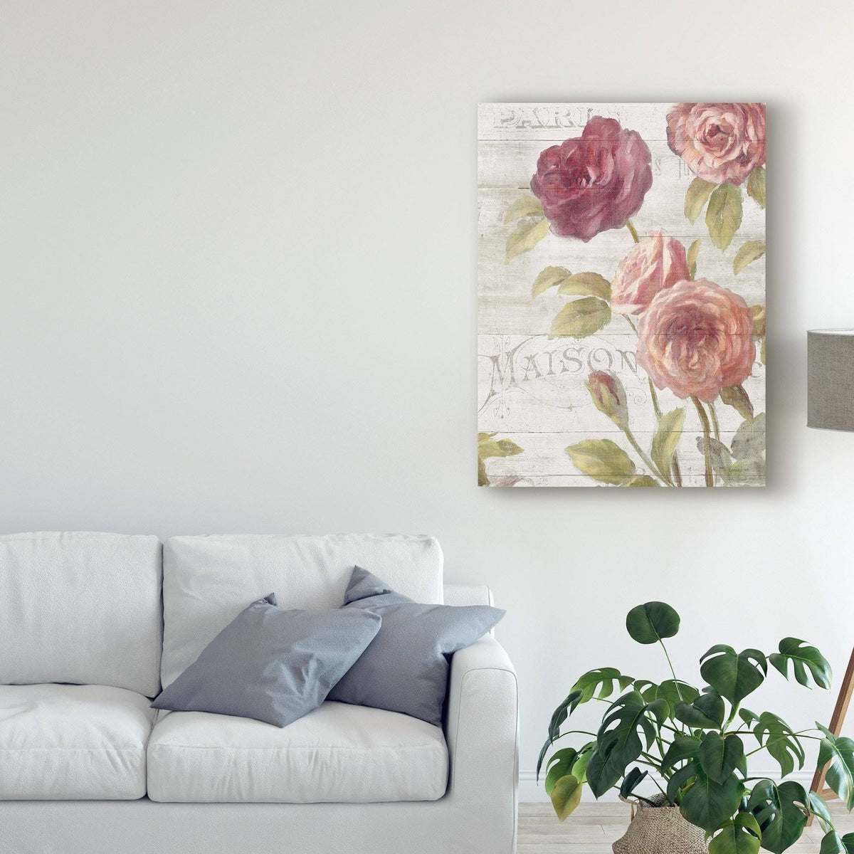 French Roses III Canvas Art 18x24 T514737