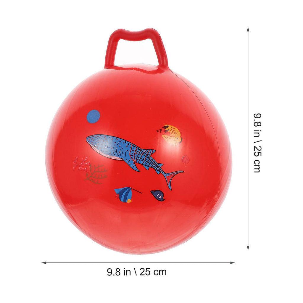 3Pcs Inflatable Hopper Balls with Handle J96712