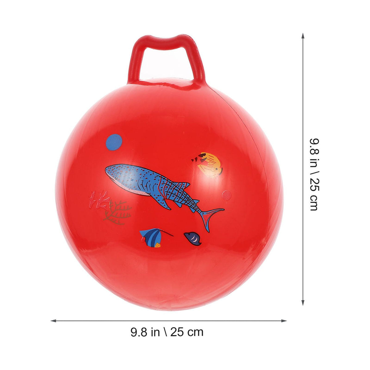 3Pcs Inflatable Hopper Balls with Handle J96712
