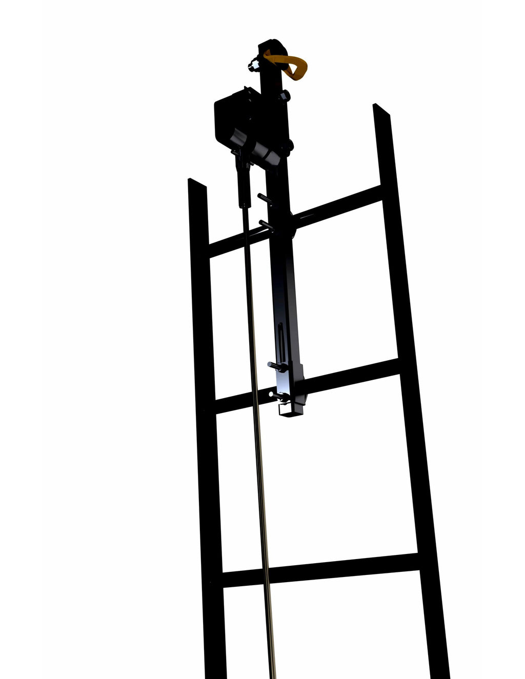 Galvanized Steel Vertical Safety System 50ft Q47316