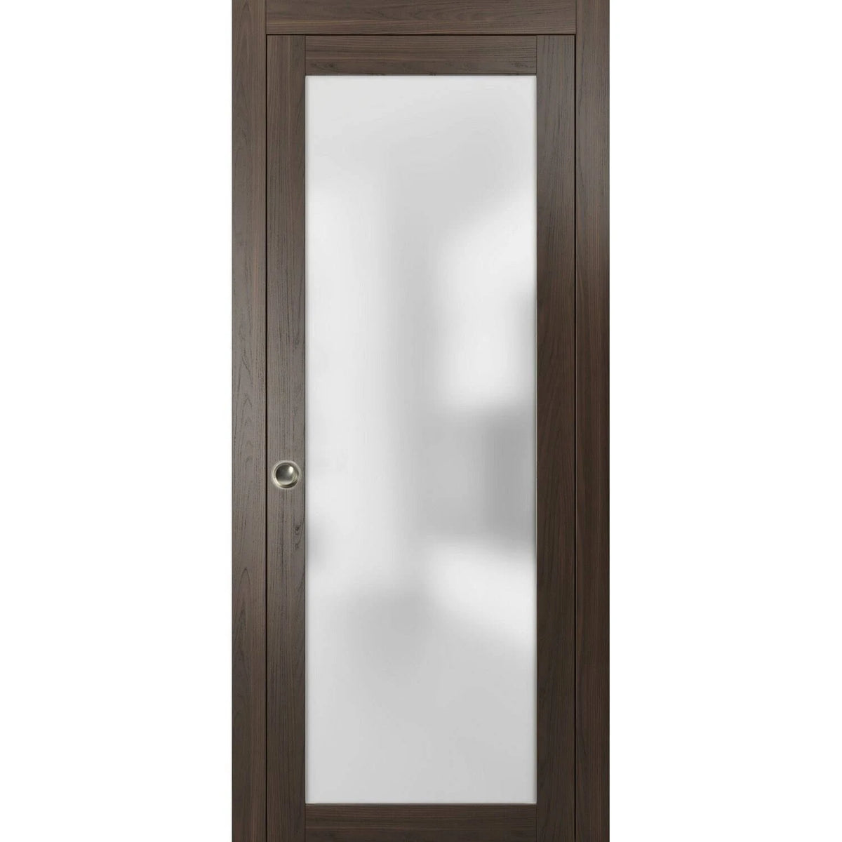 Glass Sliding Pocket Door Brown X944
