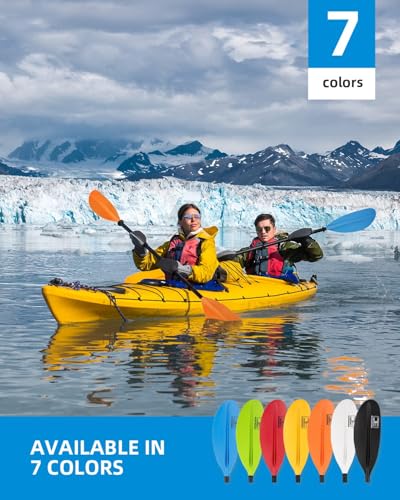 Carbon Fiber Kayak Paddle 90.5in/230cm with Paddle Leash G217