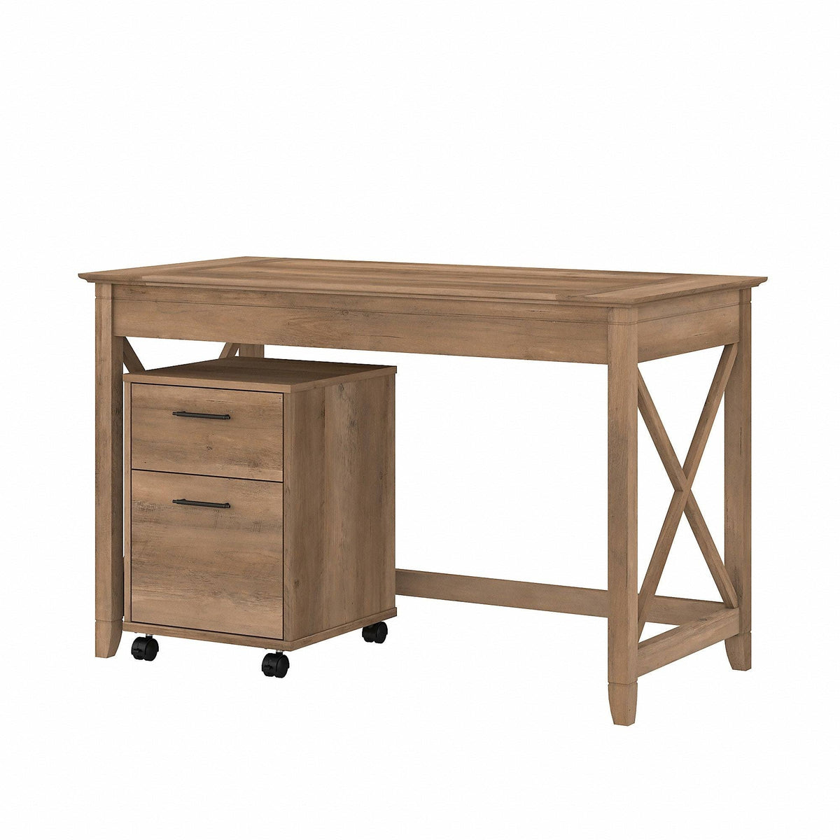 48W Writing Desk with 2 Drawer Mobile File Cabinet P816832