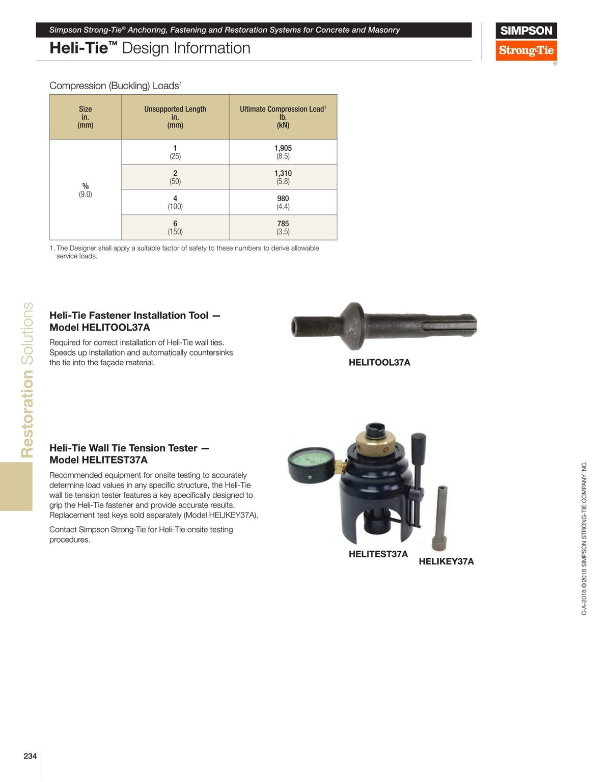 Helical Tie 3/8x22 x 16x22 Pack of 50 W293893