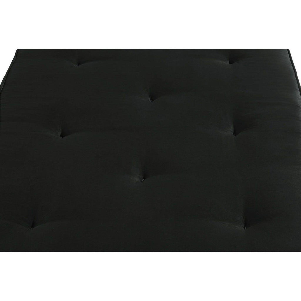 8-Inch Independently Encased Coil Futon Mattress Full Size Black M686013
