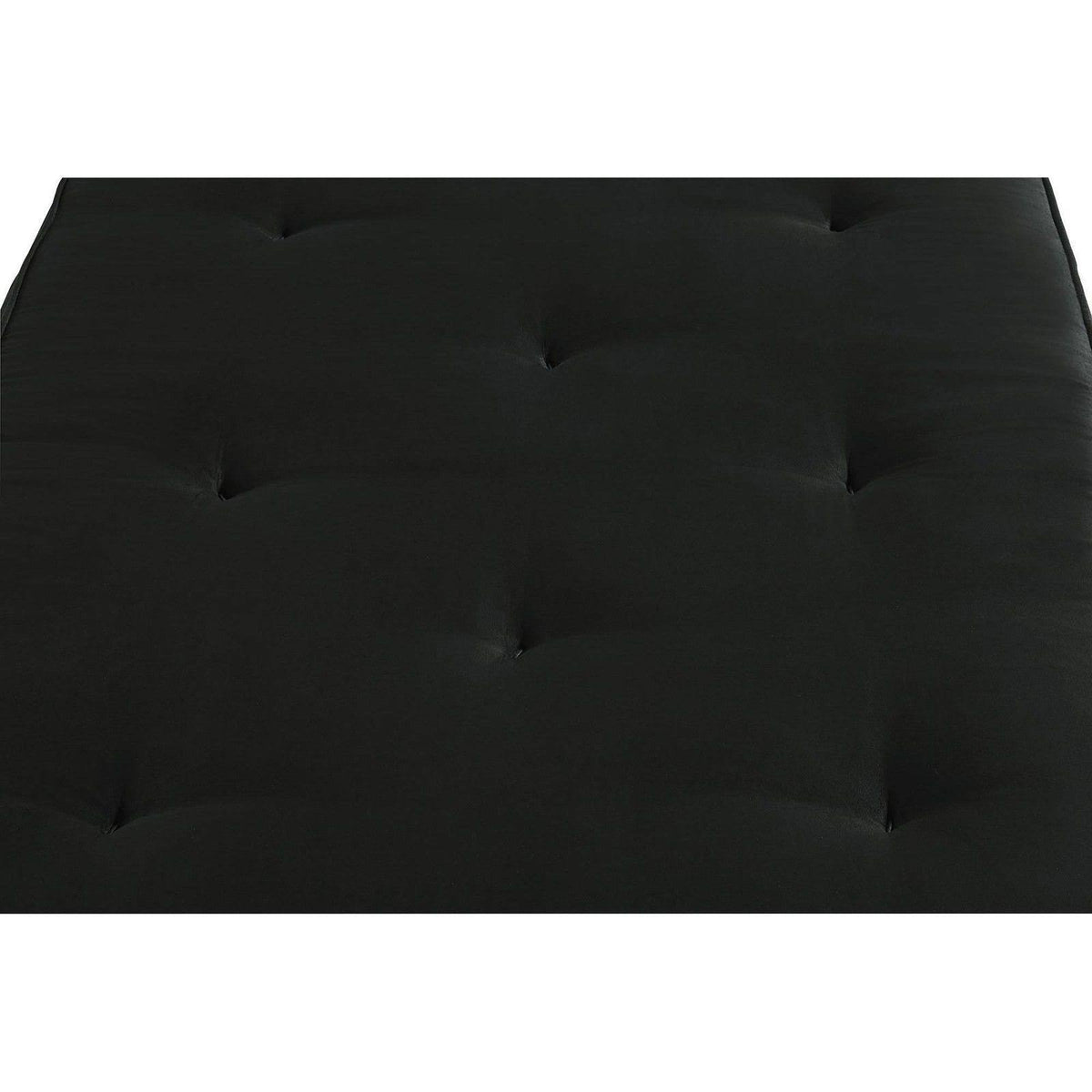 8-Inch Independently Encased Coil Futon Mattress Full Size Black M686013