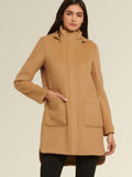 Hooded Wool Blend Coat O55380