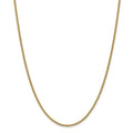 14kt Yellow Gold 2mm Spiga Chain 30 inch Lobster Clasp W916549