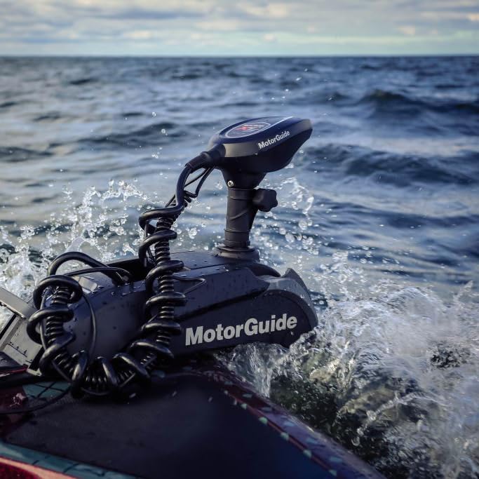 54-inch Shaft 80-Pound Peak Thrust Wireless Bow Mount Trolling Motor Z607