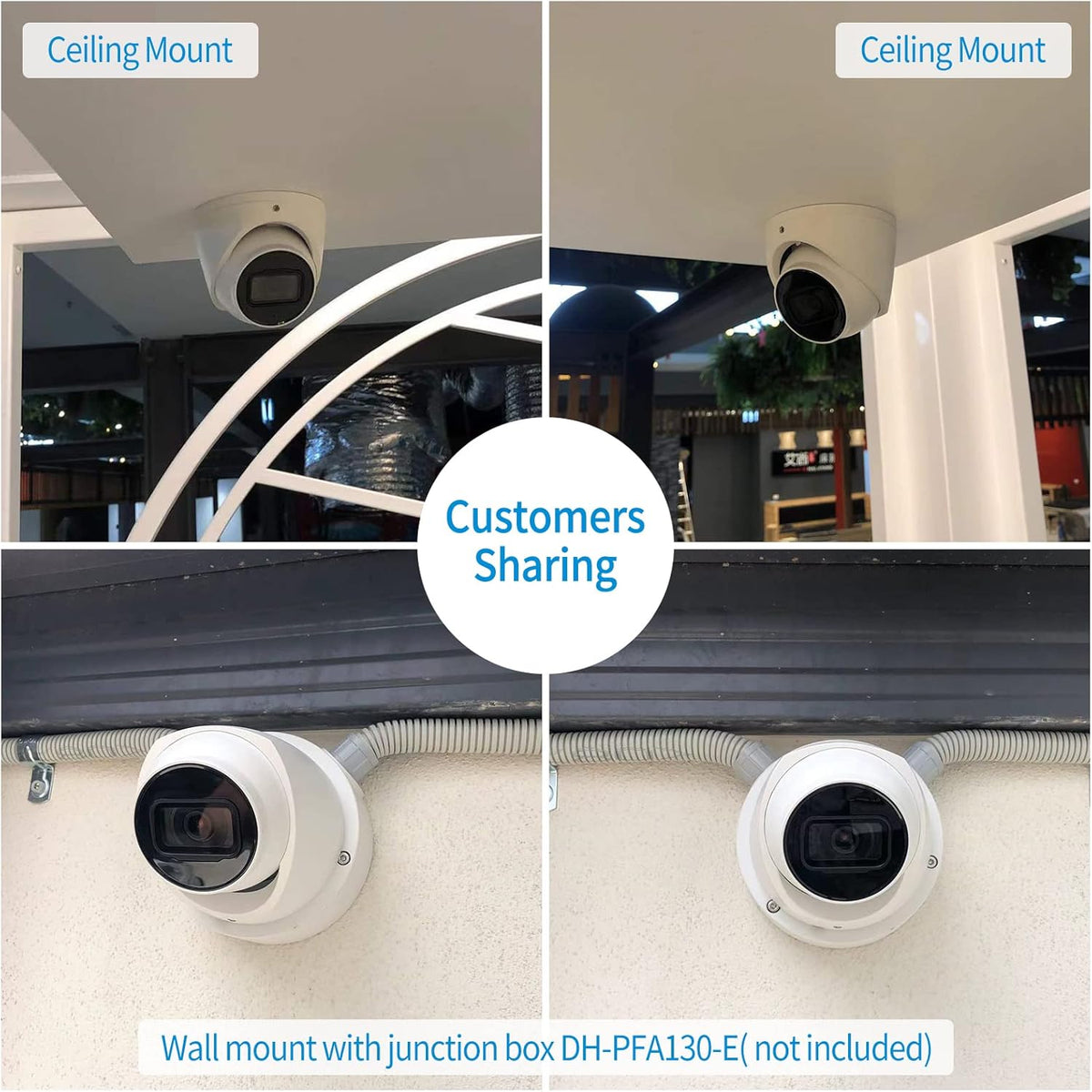 4MP PoE IP Dome Camera with 98ft IR Night Vision C9148