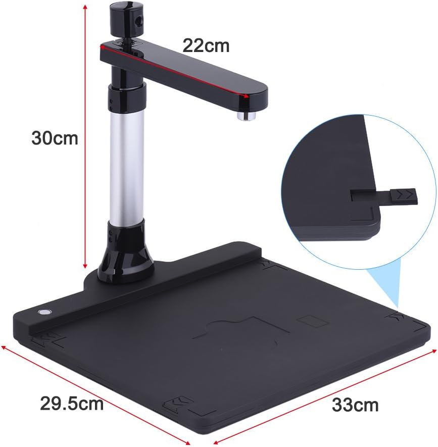 Book Scanner, Dual Lens, A3 Scanning Size V23316