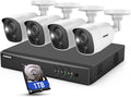 8CH 5MP Lite Surveillance Security Camera System with 1TB Hard Drive U378607