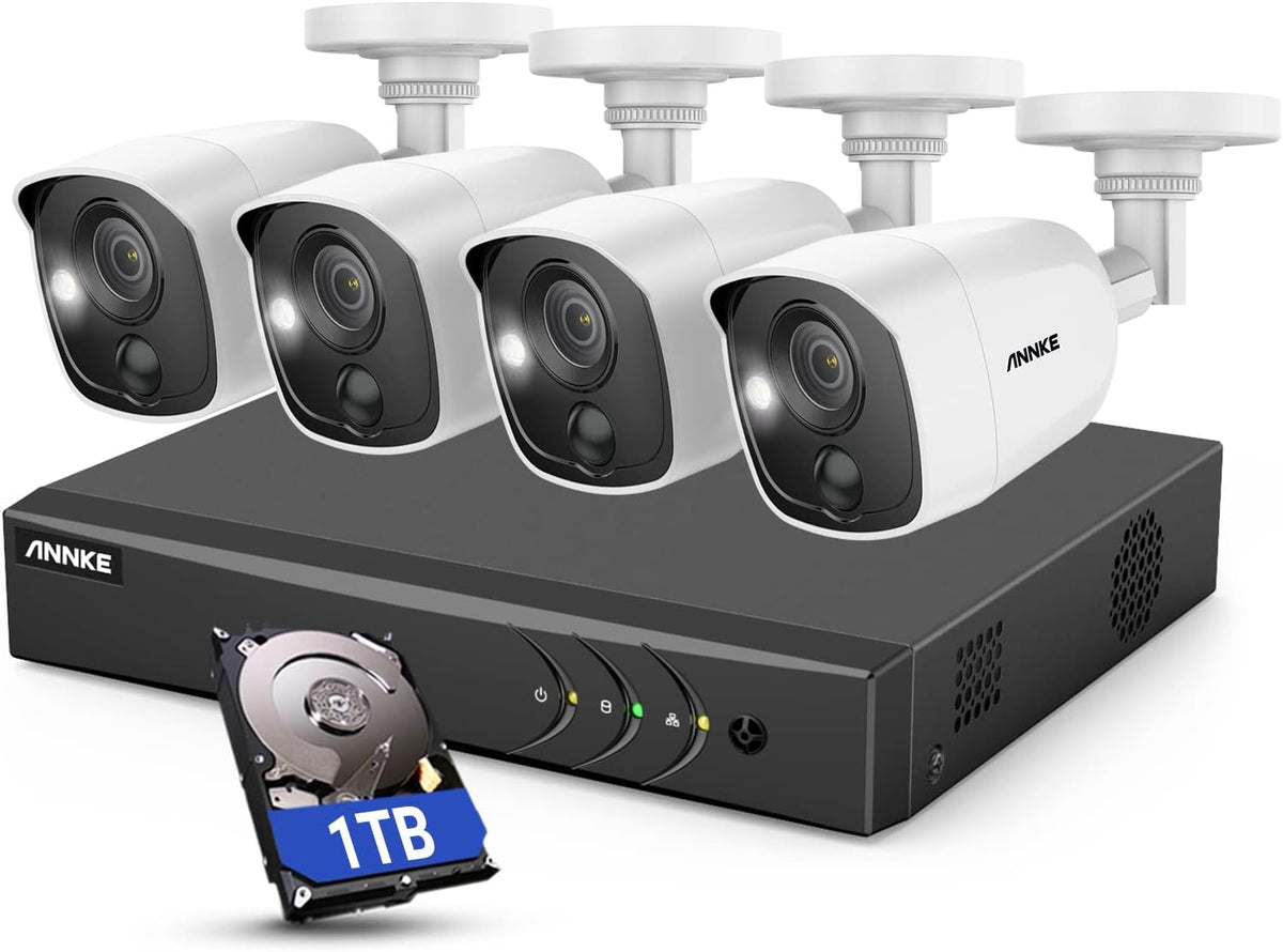 8CH 5MP Lite Surveillance Security Camera System with 1TB Hard Drive U378607