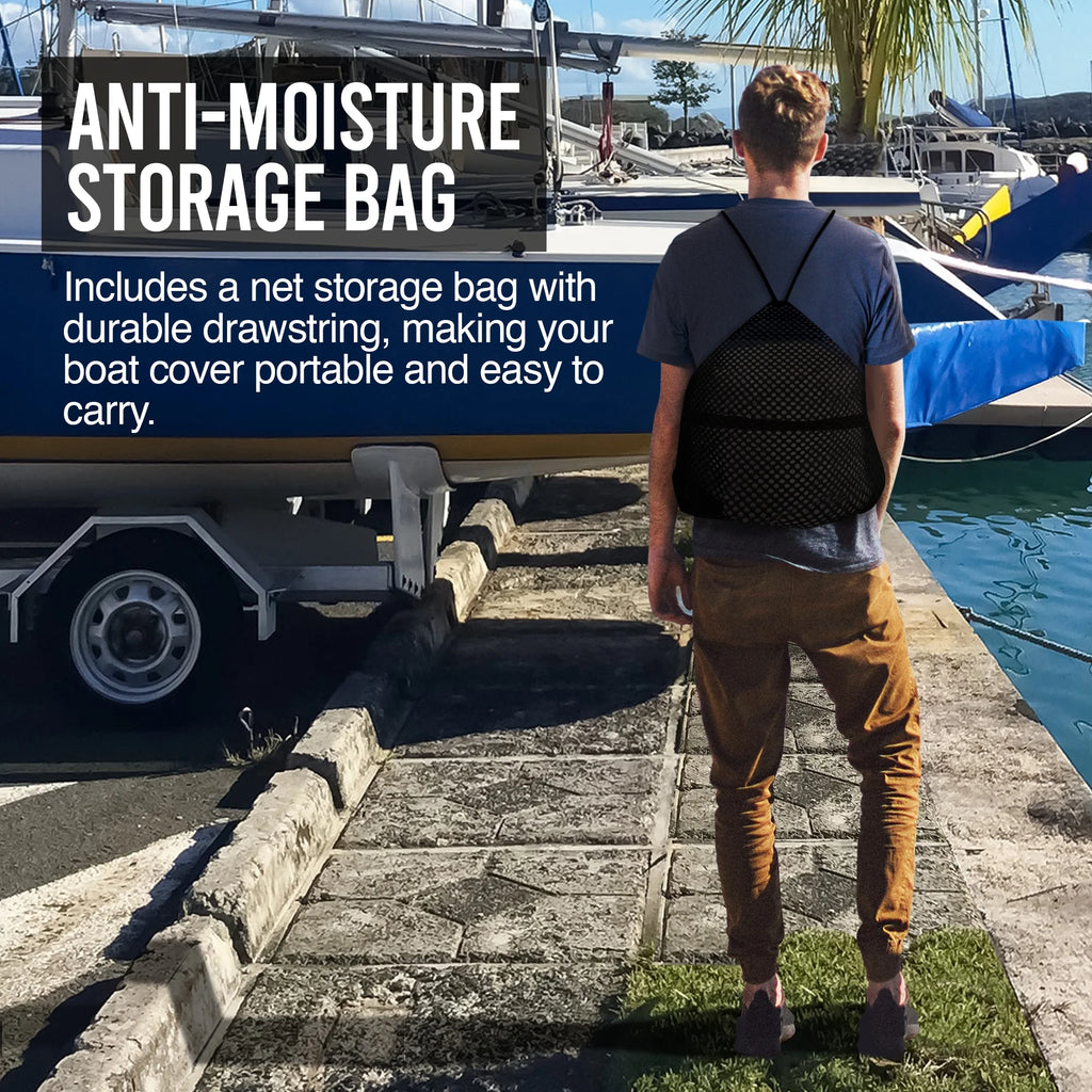 600D Polyester Oxford Trailerable Boat Cover H255