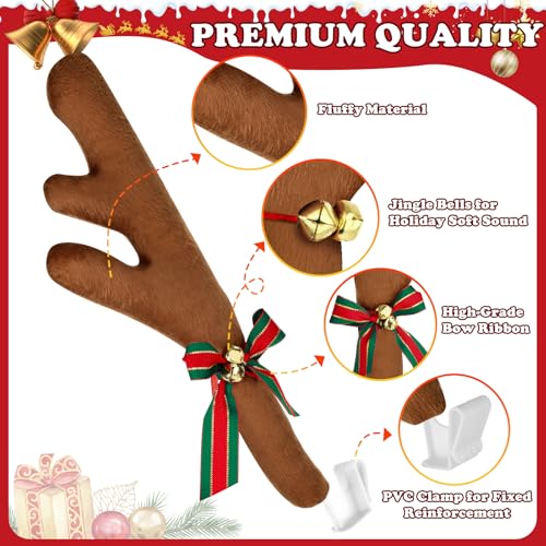 Reindeer Antlers for Cars Kit Nose and Tail J82365