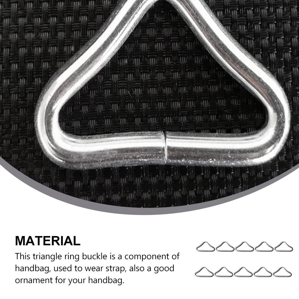 20pcs Trampoline Bungee Bed Mesh Cloth Buckle Triangle Ring Parts Q280
