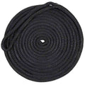 Black Double Braided Nylon Dock Line U49127
