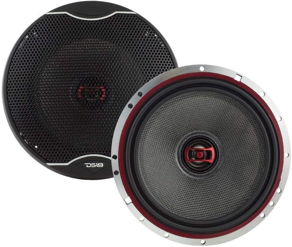 6.5-Inch 3-OHMS Car Coaxial Speaker 400 WATTS Max Set of 2 Y17652