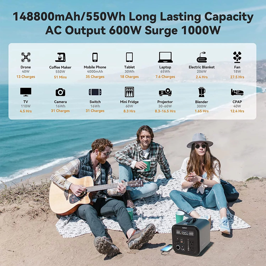 600 Watts Portable Power Station C333693