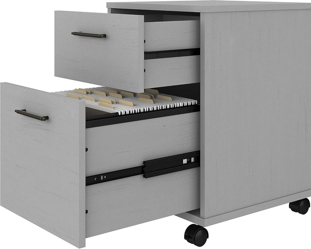 2 Drawer Mobile File Cabinet, Cape Cod Gray H818141