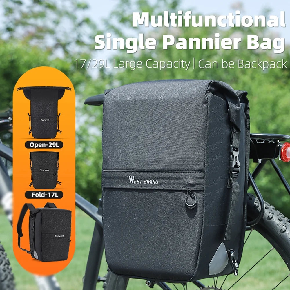 Expandable Bike Rear Seats Bag Cycling Bag V197886
