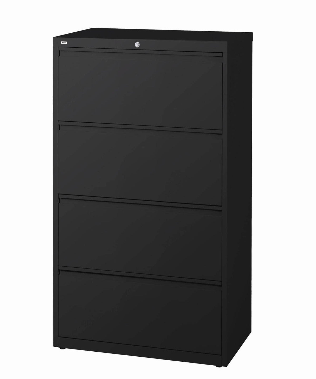 4 Drawer Lateral File Cabinet Black W296914