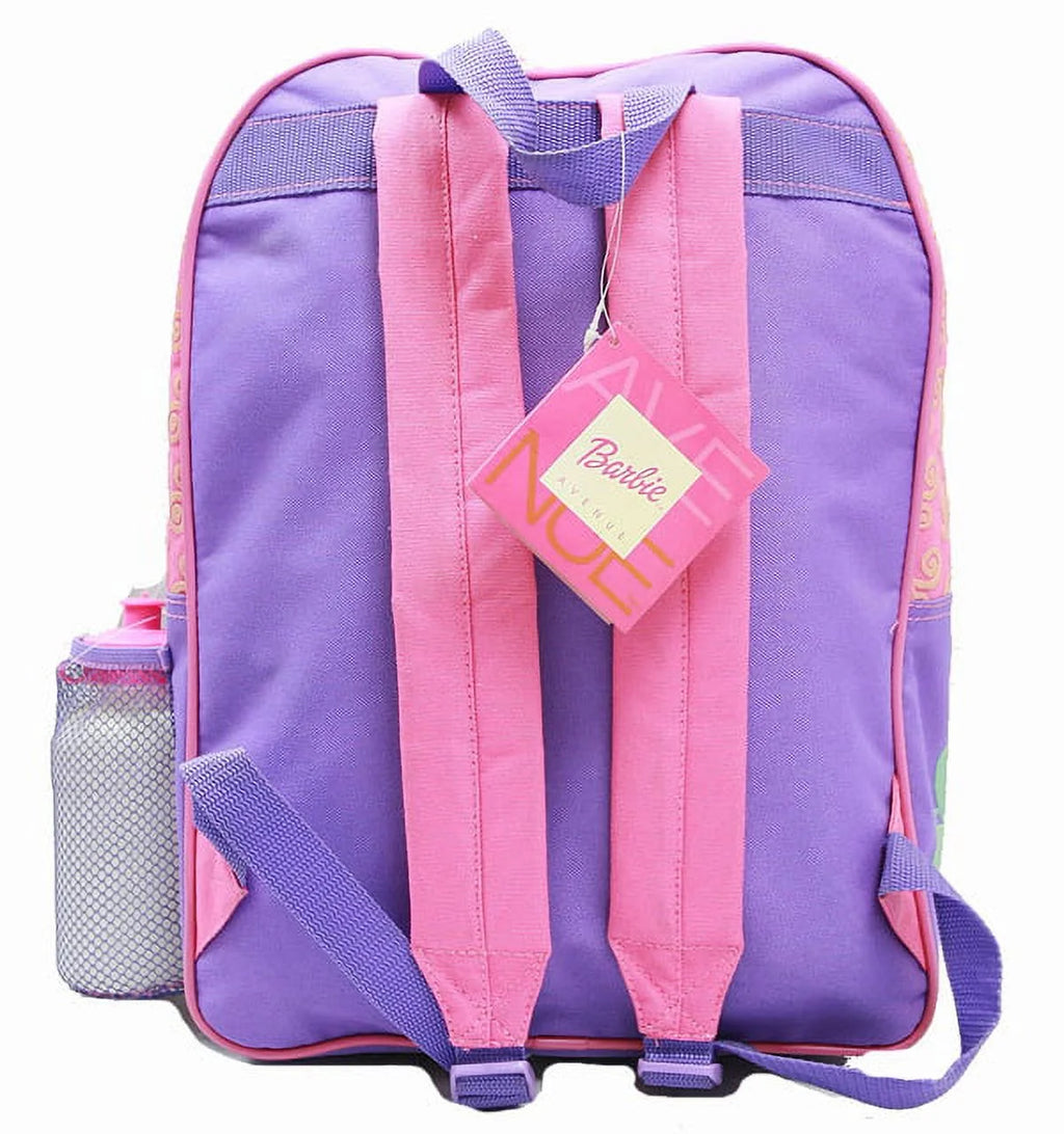 Purple Large School Backpack with Water Bottle W876214