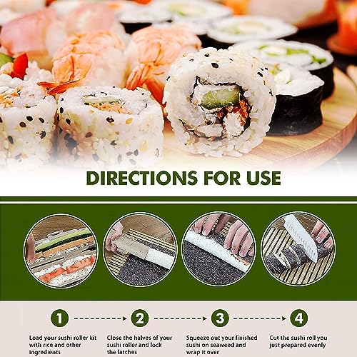 Sushi Maker with Sushi Bazooka Food Grade Plastic Sushi Roller Mold Q643431