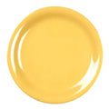 Yellow 6 1/2x22 Narrow Rim Plate, Pack of 6 B757