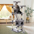 72-in Faux Fur Cat Tree Condo O1239