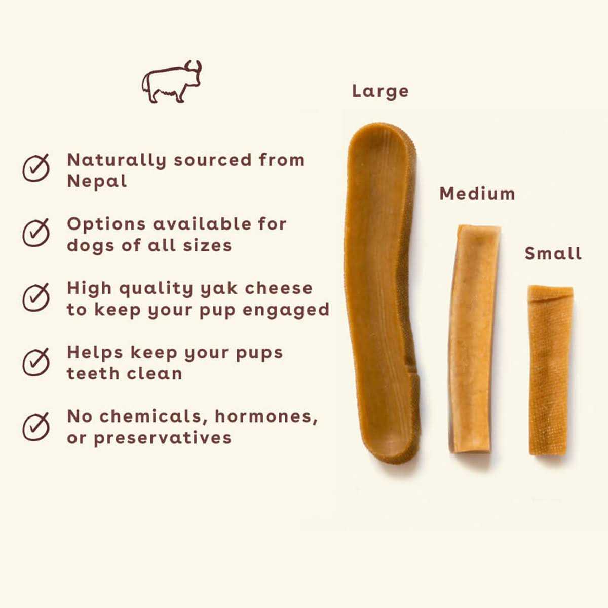Yak Cheese Dog Chew D1124