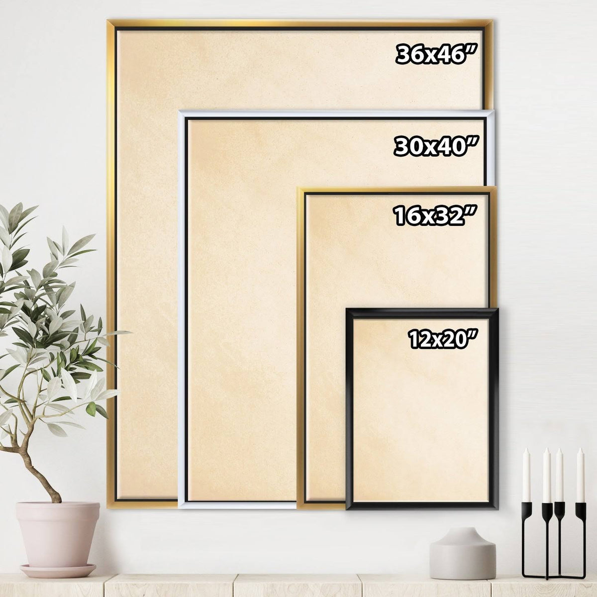 Framed Canvas R1994