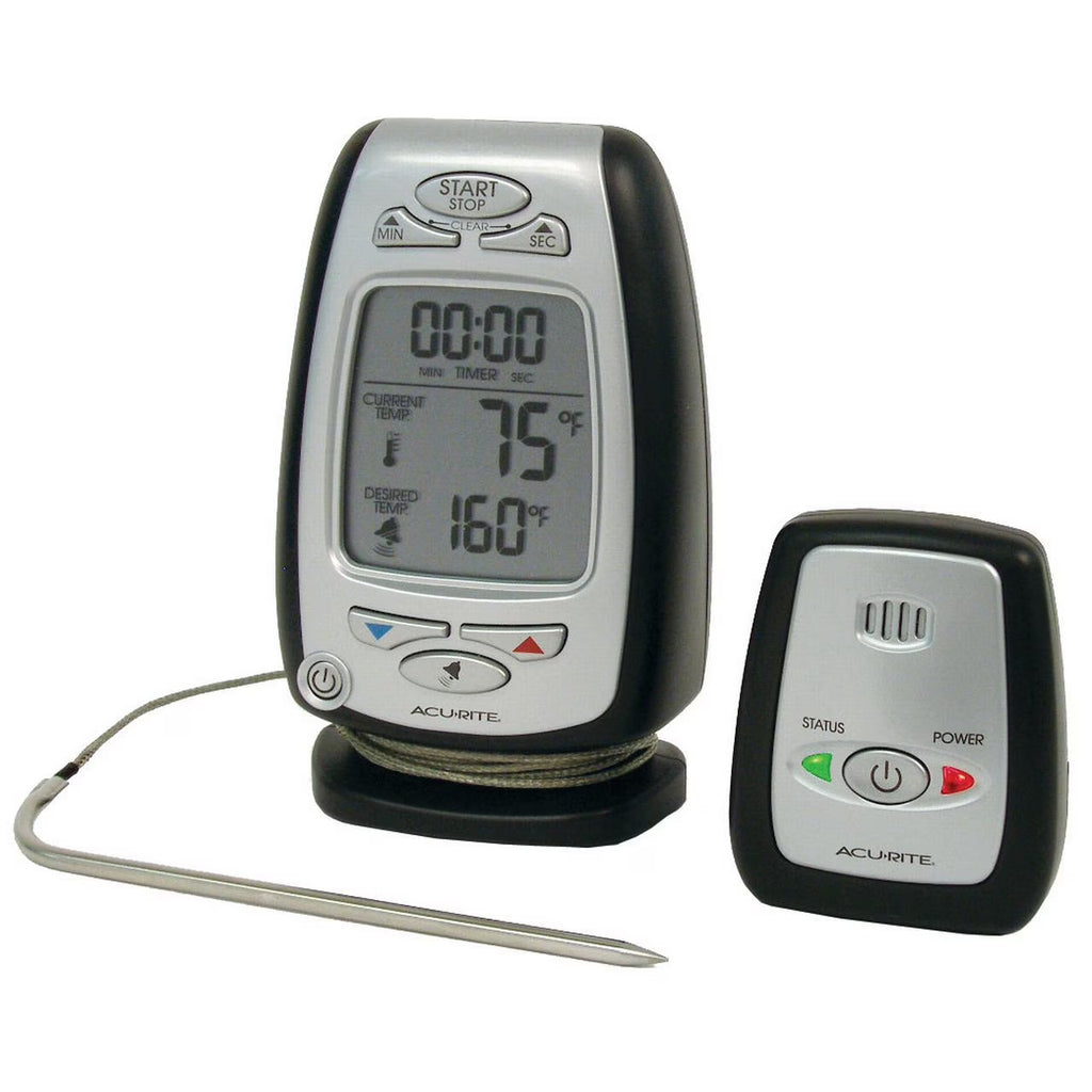 Meat Thermometer with Digital LCD Screen and Stainless Steel Probe G95587