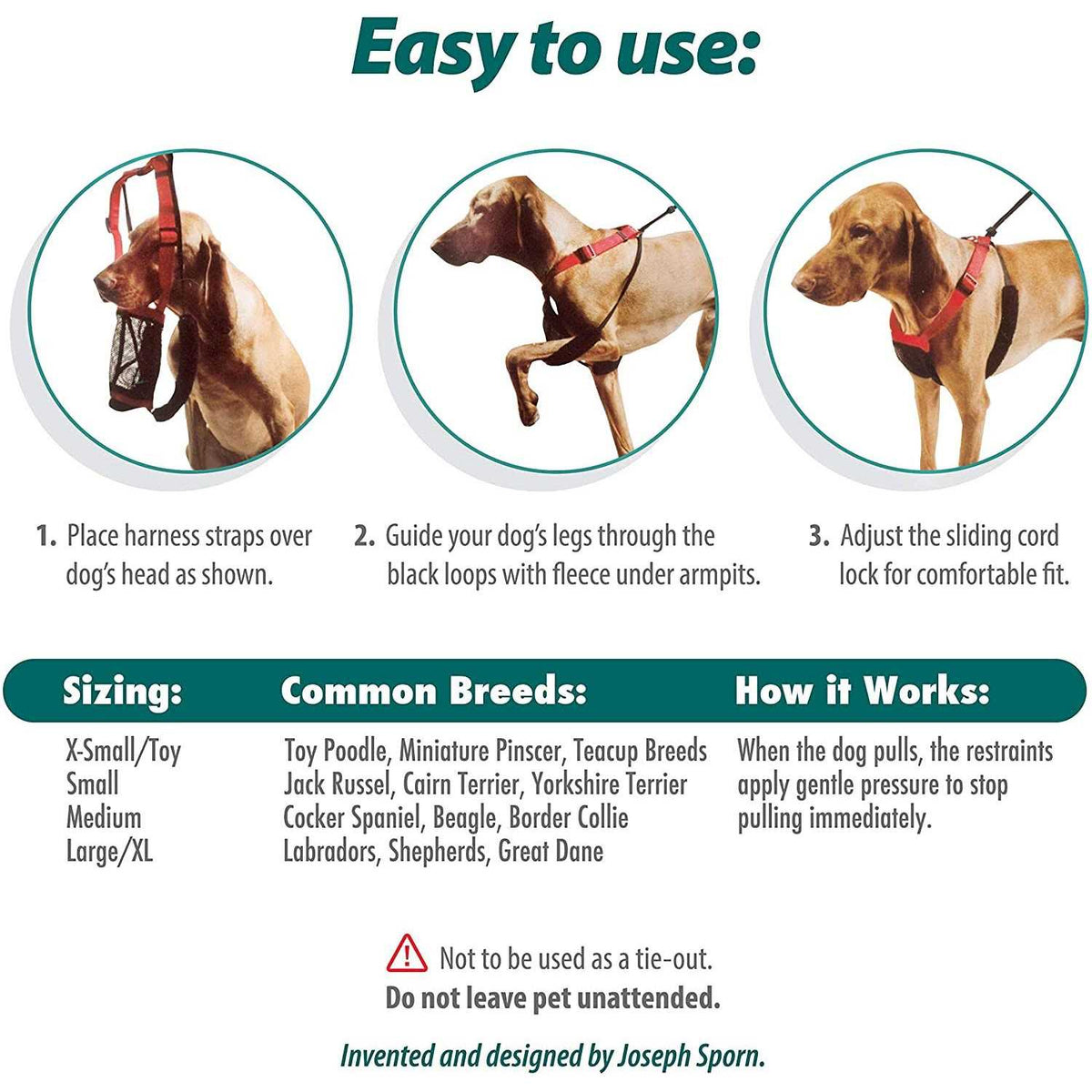 Mesh Non Pull Dog Harness J229777