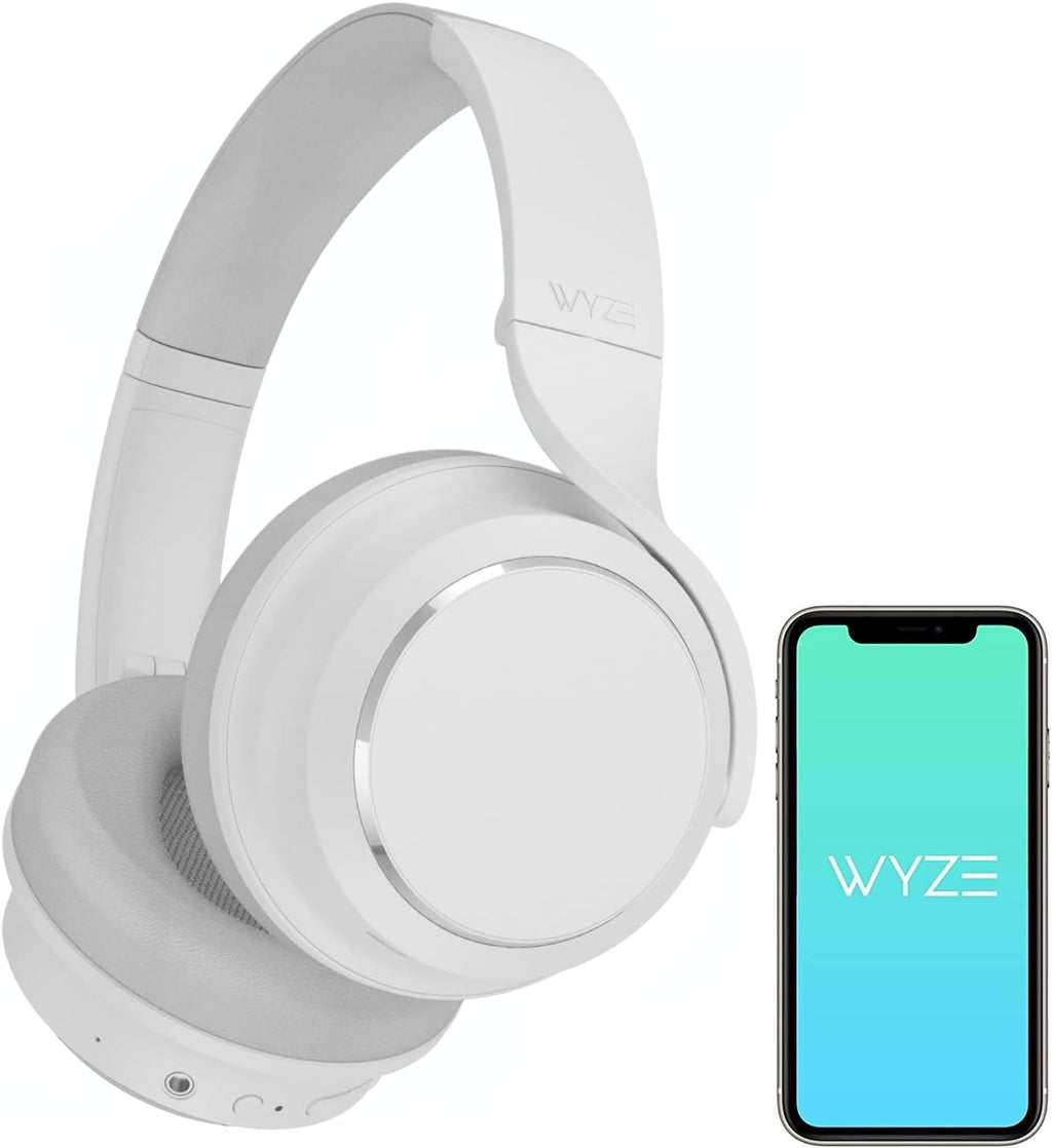 Black Bluetooth Over The Ear Headphones with Active Noise Cancellation J674
